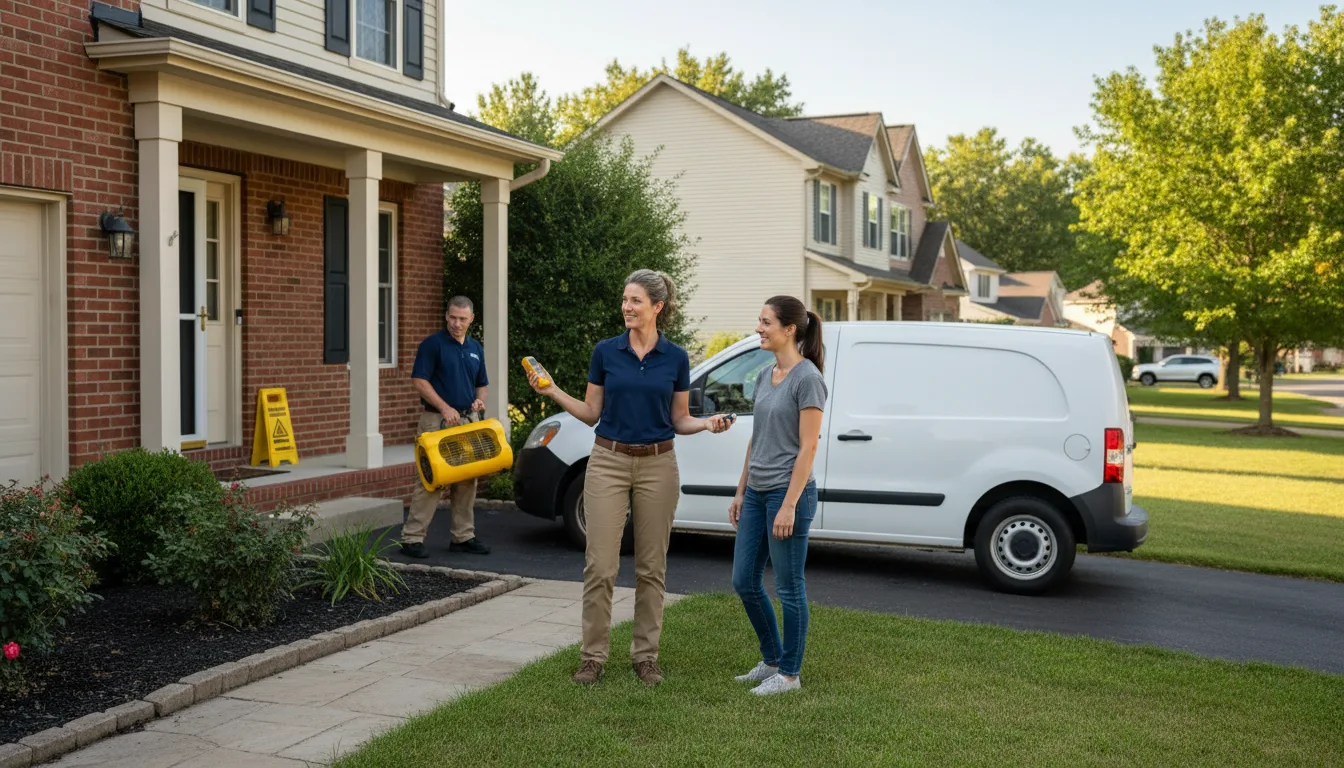 Water restoration image for Water Damage & Restoration Services in Lebanon, SD
